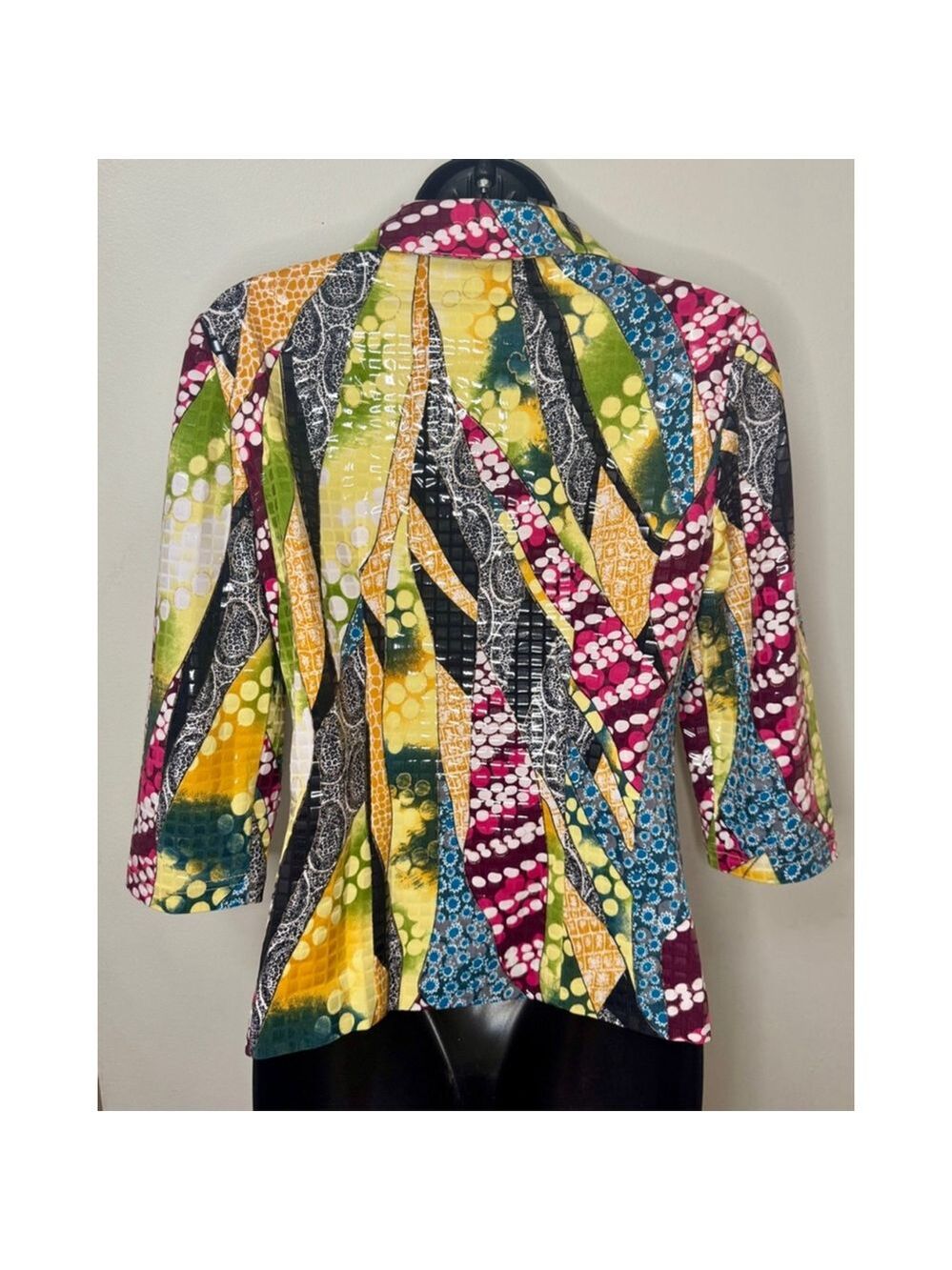 Women's Joseph Eye-Catching Ribkoff Blazer Size 6 Multi-color - Picture 7 of 8
